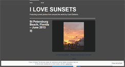 Desktop Screenshot of ilovesunsets.wordpress.com