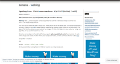 Desktop Screenshot of nimana.wordpress.com