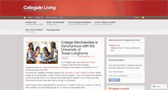 Desktop Screenshot of collegiatelivin.wordpress.com