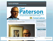 Tablet Screenshot of floydpaterson.wordpress.com