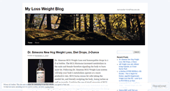 Desktop Screenshot of lossweight4u.wordpress.com