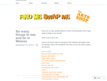 Tablet Screenshot of findmeswapme.wordpress.com