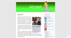 Desktop Screenshot of curlycouch.wordpress.com