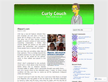 Tablet Screenshot of curlycouch.wordpress.com