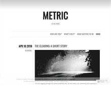 Tablet Screenshot of metric.wordpress.com