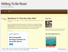 Tablet Screenshot of premkumarrao.wordpress.com