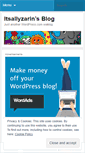 Mobile Screenshot of itsallyzarins.wordpress.com