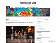 Tablet Screenshot of itsallyzarins.wordpress.com