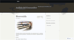 Desktop Screenshot of analisisdelconsumidor.wordpress.com