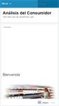 Mobile Screenshot of analisisdelconsumidor.wordpress.com