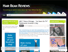 Tablet Screenshot of hairbeanspam.wordpress.com