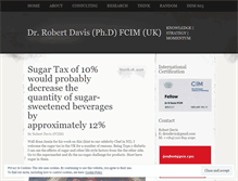 Tablet Screenshot of drrobertdavis.wordpress.com