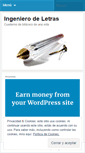 Mobile Screenshot of ingenierodeletras.wordpress.com