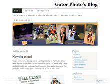 Tablet Screenshot of gatorphoto.wordpress.com