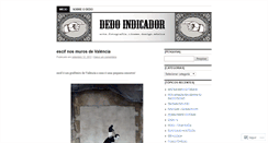 Desktop Screenshot of dedoindicador.wordpress.com