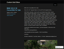 Tablet Screenshot of custombuiltbikes.wordpress.com