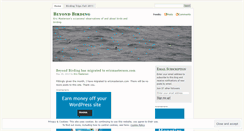 Desktop Screenshot of beyondbirding.wordpress.com