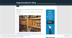 Desktop Screenshot of nogmoseedbank.wordpress.com