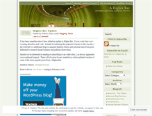 Tablet Screenshot of higherbar.wordpress.com