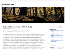 Tablet Screenshot of joeinunisa03.wordpress.com