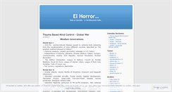 Desktop Screenshot of horrorhasaface.wordpress.com