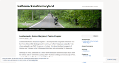 Desktop Screenshot of leathernecknationmaryland.wordpress.com