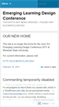 Mobile Screenshot of emerginglearningdesign.wordpress.com