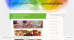 Desktop Screenshot of milenapessoa.wordpress.com