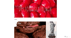 Desktop Screenshot of deliciouslyfrench.wordpress.com