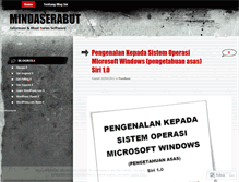 Tablet Screenshot of mindaserabut.wordpress.com