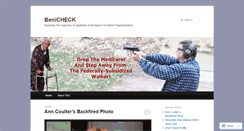 Desktop Screenshot of benicheck.wordpress.com