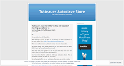 Desktop Screenshot of mytuttnauer.wordpress.com