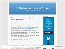 Tablet Screenshot of mytuttnauer.wordpress.com