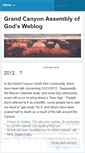 Mobile Screenshot of gcassembly.wordpress.com