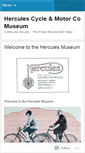 Mobile Screenshot of herculesmuseum.wordpress.com