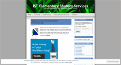 Desktop Screenshot of istesstudentservices.wordpress.com