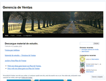 Tablet Screenshot of gesventas.wordpress.com