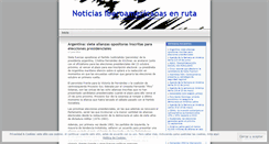 Desktop Screenshot of iberoamericaenruta.wordpress.com