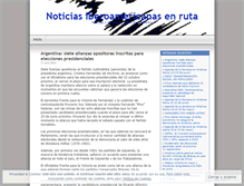 Tablet Screenshot of iberoamericaenruta.wordpress.com