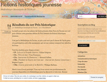 Tablet Screenshot of fictionshistoriquesjeunesse.wordpress.com