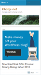 Mobile Screenshot of chobynet.wordpress.com