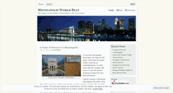 Desktop Screenshot of mnworldbeat.wordpress.com