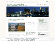 Tablet Screenshot of mnworldbeat.wordpress.com
