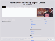 Tablet Screenshot of newharvestmbc.wordpress.com
