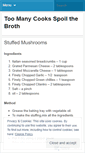 Mobile Screenshot of messycooks.wordpress.com