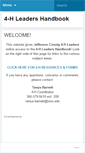 Mobile Screenshot of 4hleadershandbook.wordpress.com