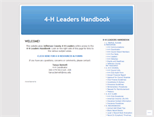 Tablet Screenshot of 4hleadershandbook.wordpress.com