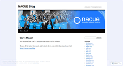 Desktop Screenshot of nacue.wordpress.com