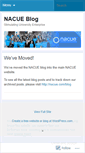 Mobile Screenshot of nacue.wordpress.com