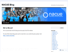 Tablet Screenshot of nacue.wordpress.com